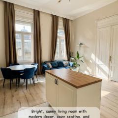 Luxury Parisian Designed 3-Bedroom Gem in Heart of Budapest