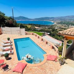 Villa Sì- Villa indépendante 3 chambres avec piscine et magnifique vue mer en plein centre de Porticcio