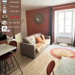 Sublime T2/ Cosy/ Clim/ Parking/Plage