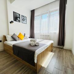 417I1 Gray and Yellow apartment Sholpan city