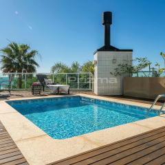Varandas do Atlântico 201 A - Excelente Apartamento em Condomínio Pé na Areia na praia de Bombas
