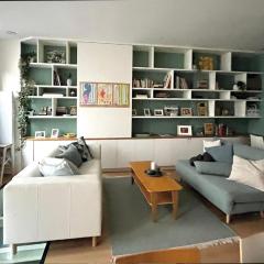 Charming family loft near the Parc de Belleville