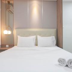 Nice and New 1BR with Office Room at Daan Mogot City Apartment By Travelio