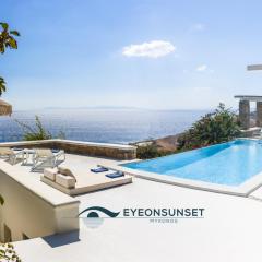 villa EYEONSUNSET -private pool-sea and sunset view-privacy-quiete