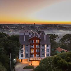 Sensacional Flat Serra Class - vista do Pôr do Sol