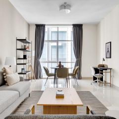 Blueground Duja Tower City View pool gym DXB-1108