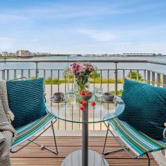 Langebank Mit Hafenblick