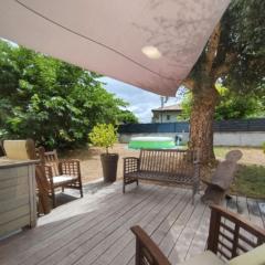 Maison climatisee 8 couchages avec piscine a Mimizan Plage notée superhote