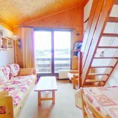 Studio cabine 4 pers., Les Saisies, bal., kitchenette, prox. centre et ski - FR-1-594-145