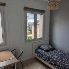 Chambre cœur du centre-ville