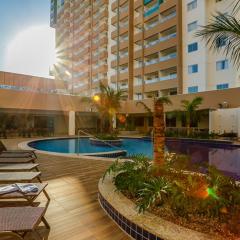 Apto em Resort a 500m do Thermas dos Laranjais