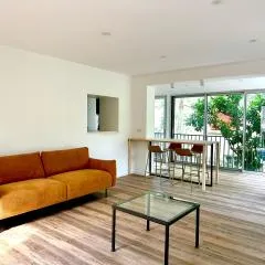 Appartement avec jardin privé à 2min de la plage
