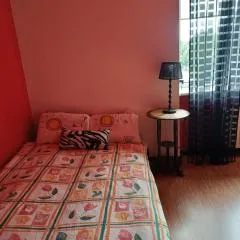 Romantic apartment in red