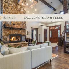 Suncadia 5 Bdrm Elegant Home near Golf Course, Covered Patio and Hot Tub