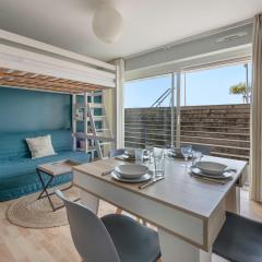 À 43m de la plage, studio pour 4