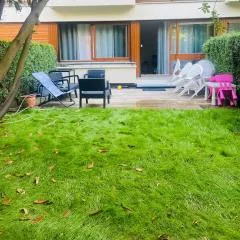 Lovely studio 35 m2 with garden. 2/4 people