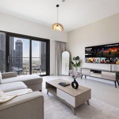 LUXE | 2BR | Sea & City View | 5 Min to Dubai Mall