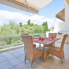 Pristine penthouse with a spacious balcony view
