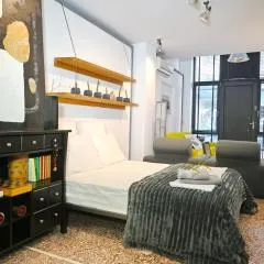 Central two-floor loft with private entrance