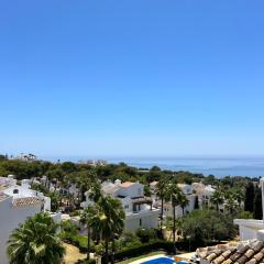 Two bedroom, two bathroom, balcony, pool area, view