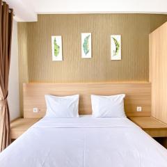 Best Homey 1BR at 25th Floor Vasanta Innopark Apartment By Travelio