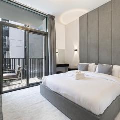 Sophisticated 1BR with Pool View in Belgravia Square JVC