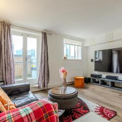 Peaceful 1BR near Canary Warf, 2min Thames River