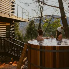 Award-Winning A-Frame with Views and Cedar Hot Tub