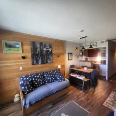 Charmant studio 4 pers, pied des pistes, balcon ouest - Montgenèvre - FR-1-266-61