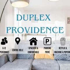 Duplex Providence - Idéal Groupe - Confort - Parking Privé