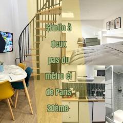 732 Charmant studio en mezzanine proche du métro 9
