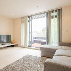 2 BR flat next to Train Station & Gated Parking