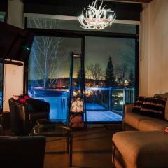 Loft Exécutif CherLieu de luxe avec vue sur golf et montagnes