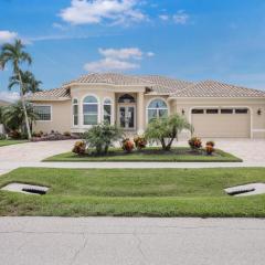 Alluring waterfront home with W exposure, pool/dock