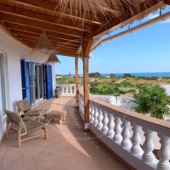 Seaview-Villa im Bohostyle mit Pool - Casa da Primavera
