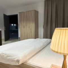 Studio overlooking pool amid flowering and quiet