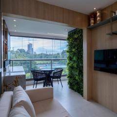 Moderno apartamento com acesso à praia