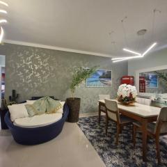 AP Com vista mar, 2 vaga de garagem, Wi-Fi , 50m do mar