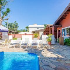 4 dorm com piscina a 350 m de Camburizinho