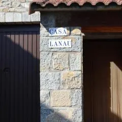 Lanau Casa Barbacoa Bike's Jardín Naturaleza