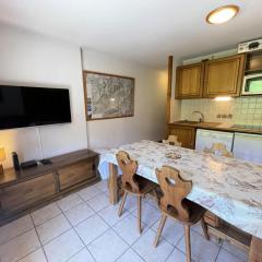 Résidence Le Schuss 1 - Grande terrasse sud au pied des pistes de l'Espace Diamant MAE-3204