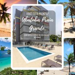 Apartamento Recanto Praia Grande - Mar, Ar, Churrasqueira, Piscina e Sauna