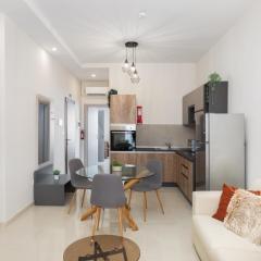 Modern 2BD Apartment with Maltese Balcony & Back Yard - Close to St Julian's & St Georges Bay & Sliema Promenade