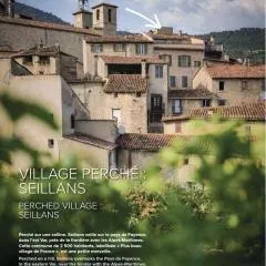 Au cœur de Seillans, charmant logement, grande terrasse et panorama