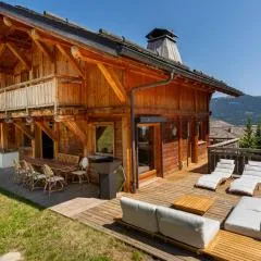 Chalet sur les pistes aux Communailles face au Mont BIanc