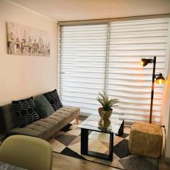 HOM I Comodo y Acogedor Depto 2D2B 3PAX Santiago