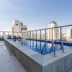 Prédio completo na Consolação com piscina no rooftop - Share Consolação