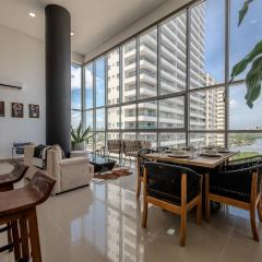 Modern 3BR duplex Apt. Great view and location