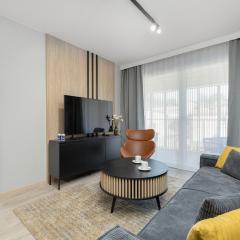 Nowoczesny i Elegancki Apartament A212 z Balkonem i Parkingiem by Noclegi Renters