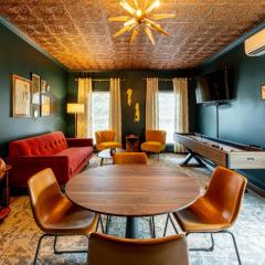 Downtown Artistic Home with Fire Pit and Game Room